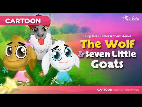 Wolf And The Seven Little Goats Kids Story | Bedtime Stories For Children