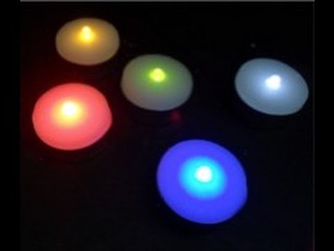 An Electronic LED Tea Light Candle Hack. - YouTube