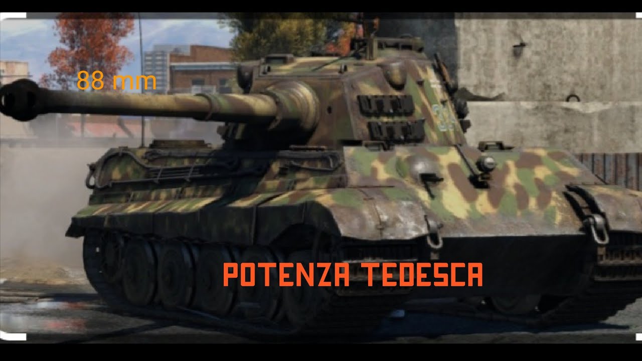 War Thunder ITA-Tiger II (H) Carro pesante tedesco a 6.7