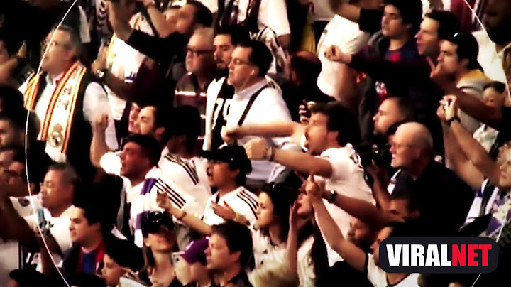 Histórica celebración de MESSI al Real Madrid en el Santiago Bernabéu 2017