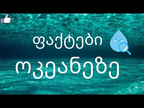 10 საინტერესო ფაქტი ოკეანეზე | ტოპ არხი