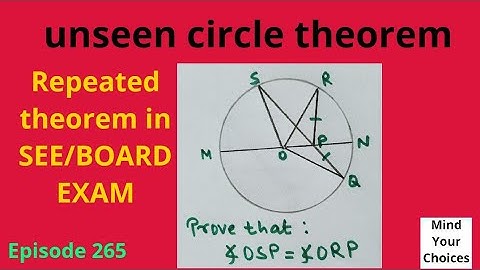 unseen theorem -SEE -class 10 - Theorem / viral theorem video - unseen theorem - Episode 265