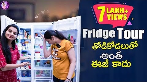 My Fridge Tour | మా ఫ్రిడ్జ్ లో ఏముందో తెలుసా | Mrudulatho Muchatlu | Mrudula Iyengar