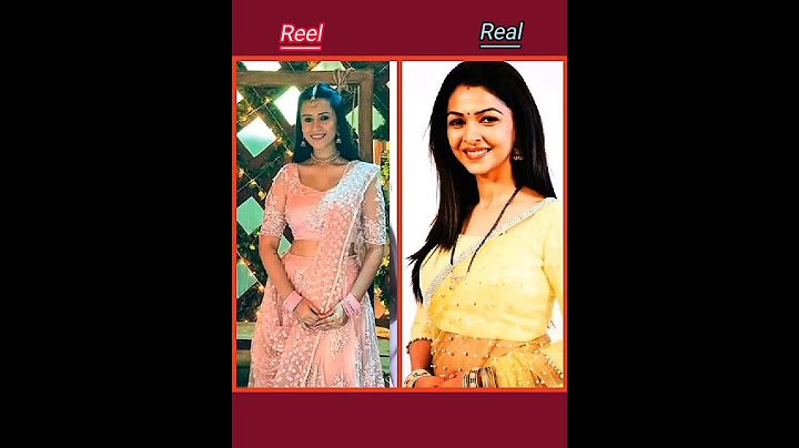 pyaar Ka pehla Naam Radha Mohan Serial Actress reel life vs real life #virel #youtubeshorts #ytshort