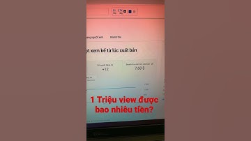 1 triệu view thì được bao nhiêu tiền?