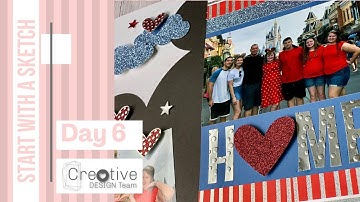 Start with a Sketch | Scrapbook Process Video | Creative Design Team