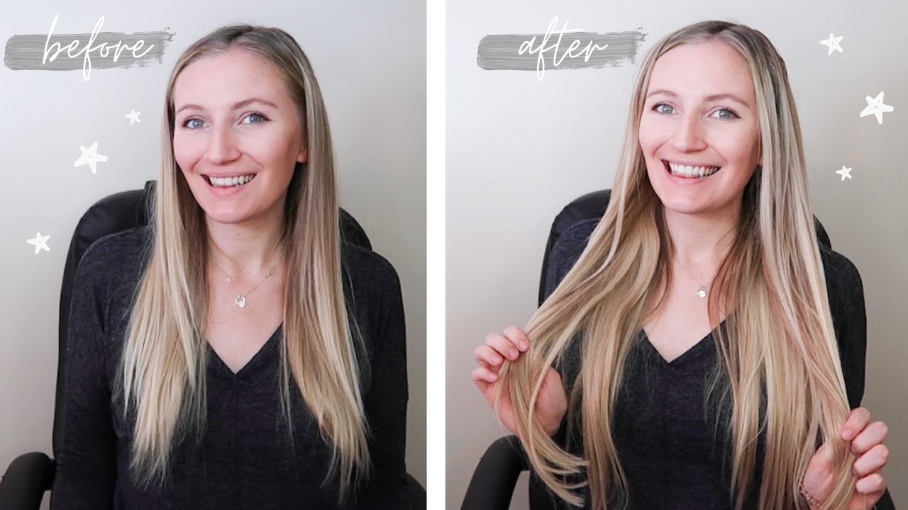 FOXY LOCKS HAIR EXTENSIONS REVIEW | latte blonde superior extensions -  YouTube