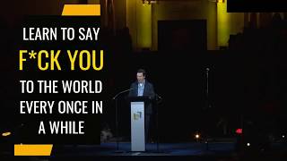 Benedict Cumberbatch - Learn to say fuck you to the world ( motivational speech )