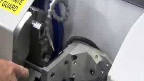 JF Berns Company | Servo Auto Champ | Chamfering Hex Bar / Changeover to Round Bar