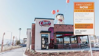 Opening date announced for first Jacksonville Raising Cane's location