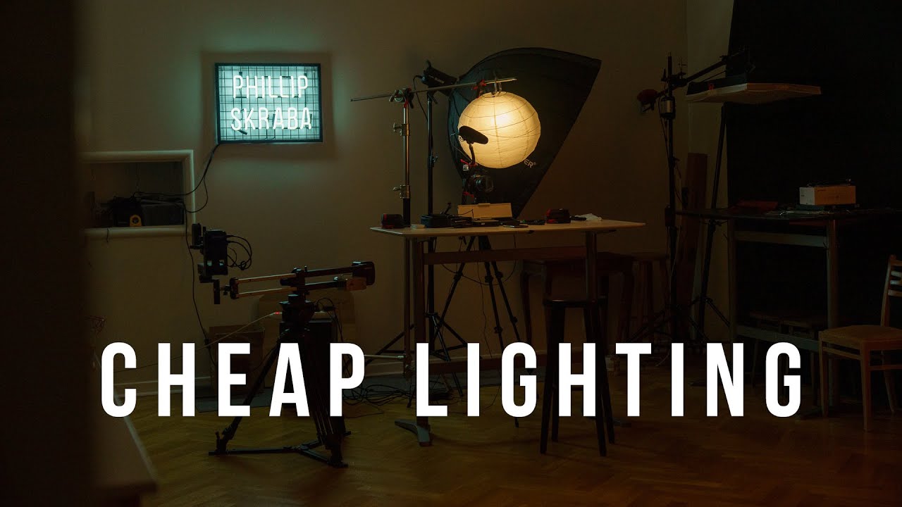 CHEAP LIGHTING setup for Youtube YouTube