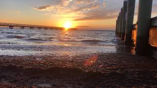 Sunset over the Barnegat Bay - Jersey Shore - Seaside Park 3/4/2020