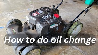 How To Do An Oil Change On A Lawn Mower | Craftsman Law Mower by MyLuckyBamboo 161 views 5 days ago 9 minutes, 21 seconds