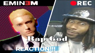Eminem - Rap God (Explicit) *REACTION!!!