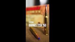 Testing: Barnes TTSX 150 #shorts