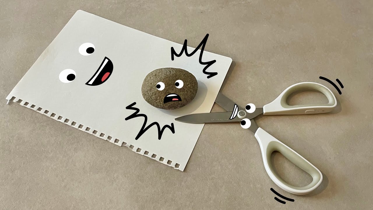 Лучшие моменты анимационного ролика «Камень, ножницы, бумага» | Студия Tiny Eraser