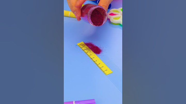 DIY SPARKLE RULER! 🌈📏 Watch Dad's Glitter Ruler Made with NANO TAPE! #shorts