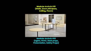 This modular system saves 100s of hours #archviz #3d #interiordesign #architecture