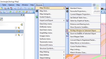fit map to selected object and make coordinate grid
