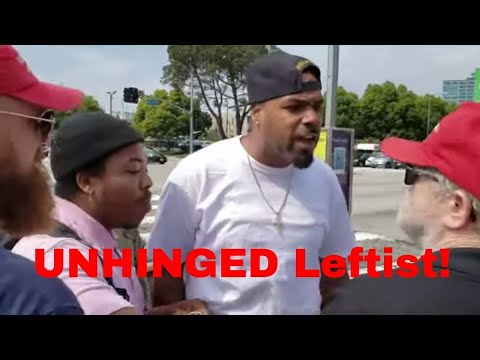 UNHINGED Liberal Attacks, Spits at Woman Trump Supporter! Caught on Tape (June 2, 2019)