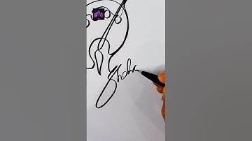 Oneline signature calligraphy artwork #writing #video #art #calligraphy #name #design #alphabet