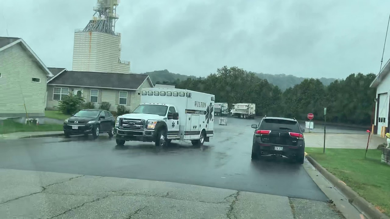 Wilton ems response to car accident YouTube