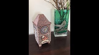 Cricut Wood style Peace clock part 1