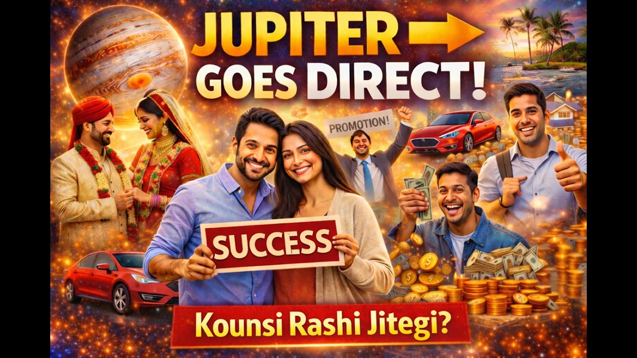 Jupiter Turns Direct in Gemini । Who Will Get Promotion, Marriage, Foreign Opportunity । Chirag Modi