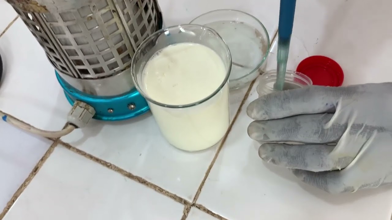 Test rapide de la qualité du lait frais