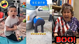 NEW SCARE CAM Pranks 2024 | Funny Scare Prank | Jump Scare | Funny Compilation #17 😂 #scarecam