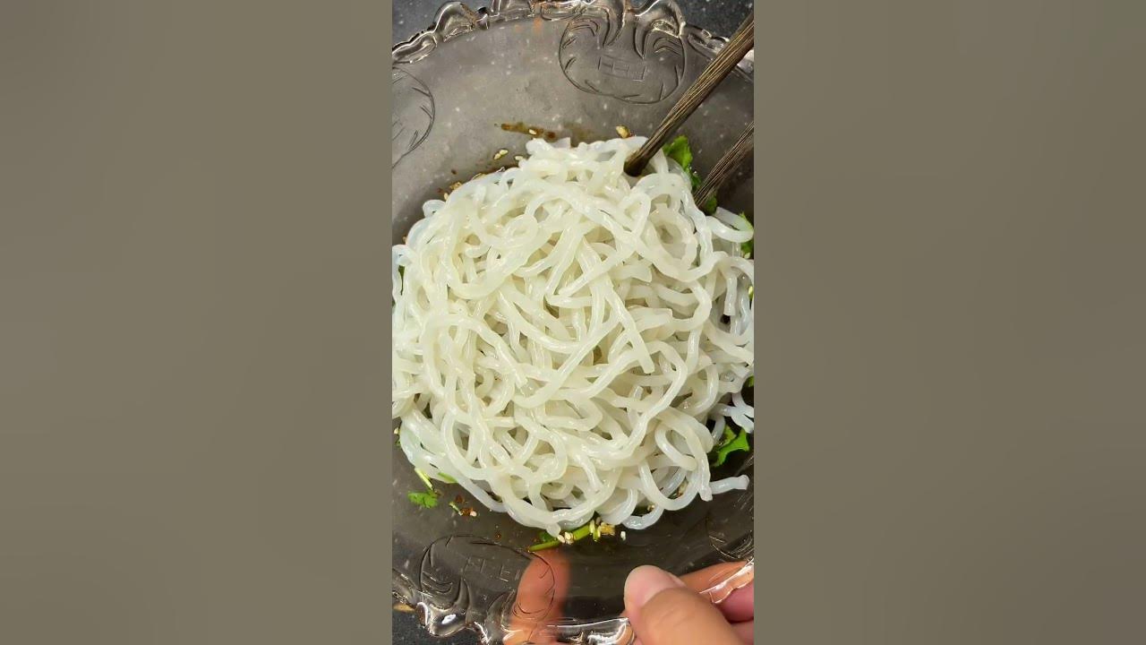 Лапша из сладкого картофеля. #asmr #cooking #рецепт #recipe #батат ...