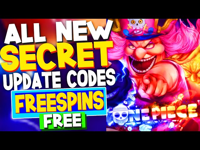 ALL NEW 4 *SECRET* UPDATE CODES in A ONE PIECE GAME