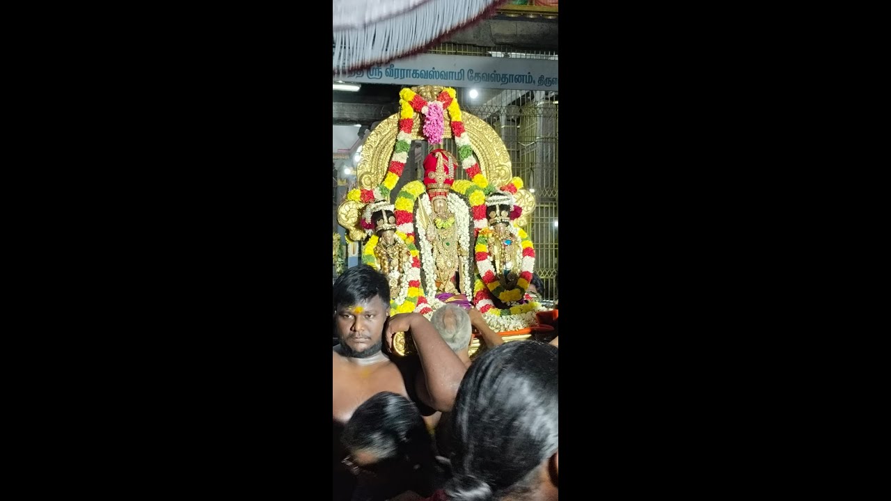 ஸ்ரீ  வீரராகவர் பகல் பத்து உற்சவம் திருவள்ளூர்.