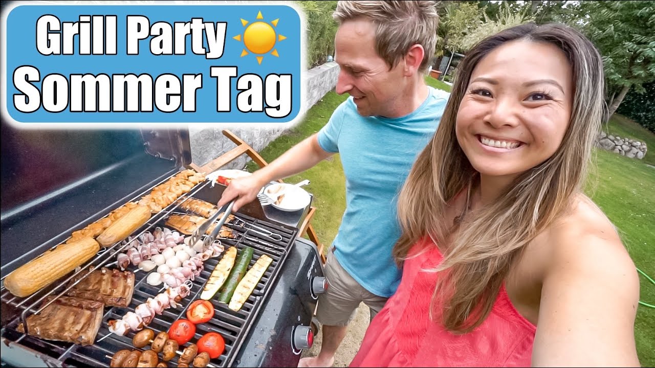 Grill Party im Garten ☀️ Sommertag! Familien Wochenende | Mama VLOG | Mamiseelen