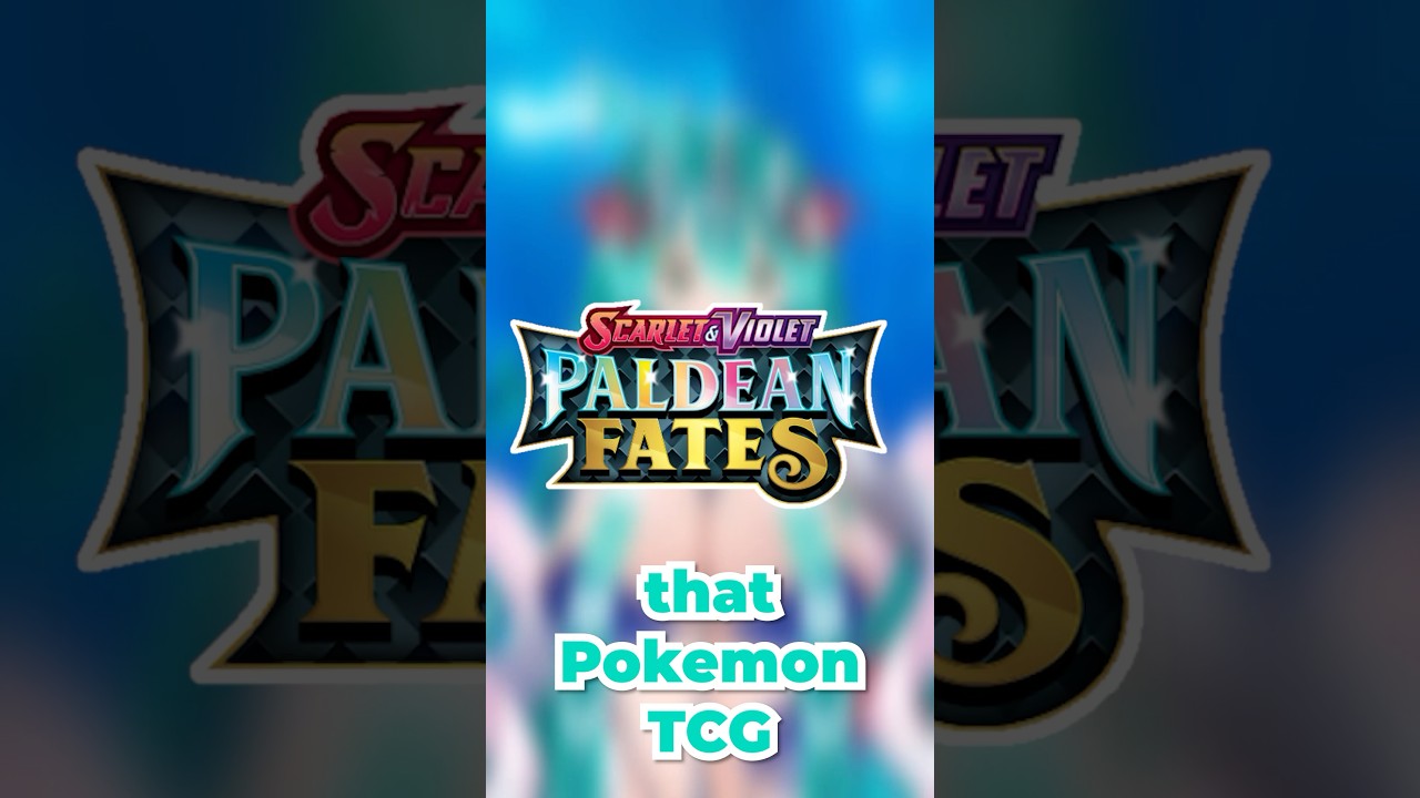 Pokemon TCG Paldean Fates is now released! What is your chase card for this set? #vtuber #pokemontcg