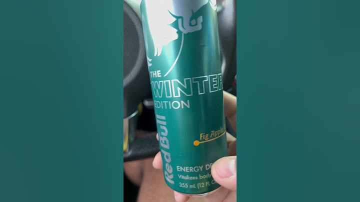 New winter edition Redbull is 🔥 - Apple fig #imaddicted #youtubeshorts #redbull