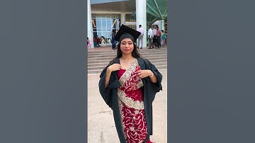 #srilanka #graduation #graduate #science #ousl #openuniversity #convocationceremony #bmich #saree