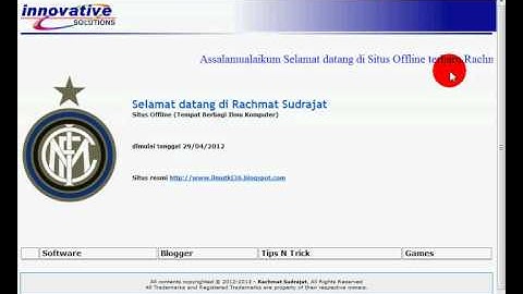 Contoh Video HTML Biodata xvid