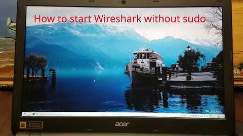 How to start Wireshark without root privileges