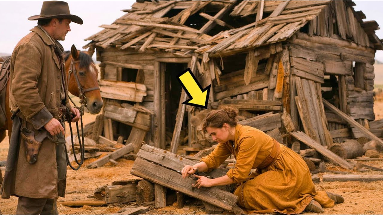 CONTADINO VEDE UNA DONNA RIPARARE LA SUA CASA… MA QUANDO GUARDA IL SUO VISO, SCOPPIA IN LACRIME