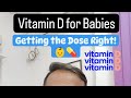 Vitamin d for babies getting the dose right   dr pasunuti sumanth