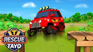 Ten In The Bed Rainbow Bad Cars Brave Rescue Team Rescue Tayo