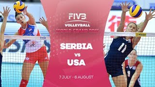 The world grand prix finals kicked off with a thrilling five setter,
serbia managing to hold on for victory after usa battled back from two
sets down.