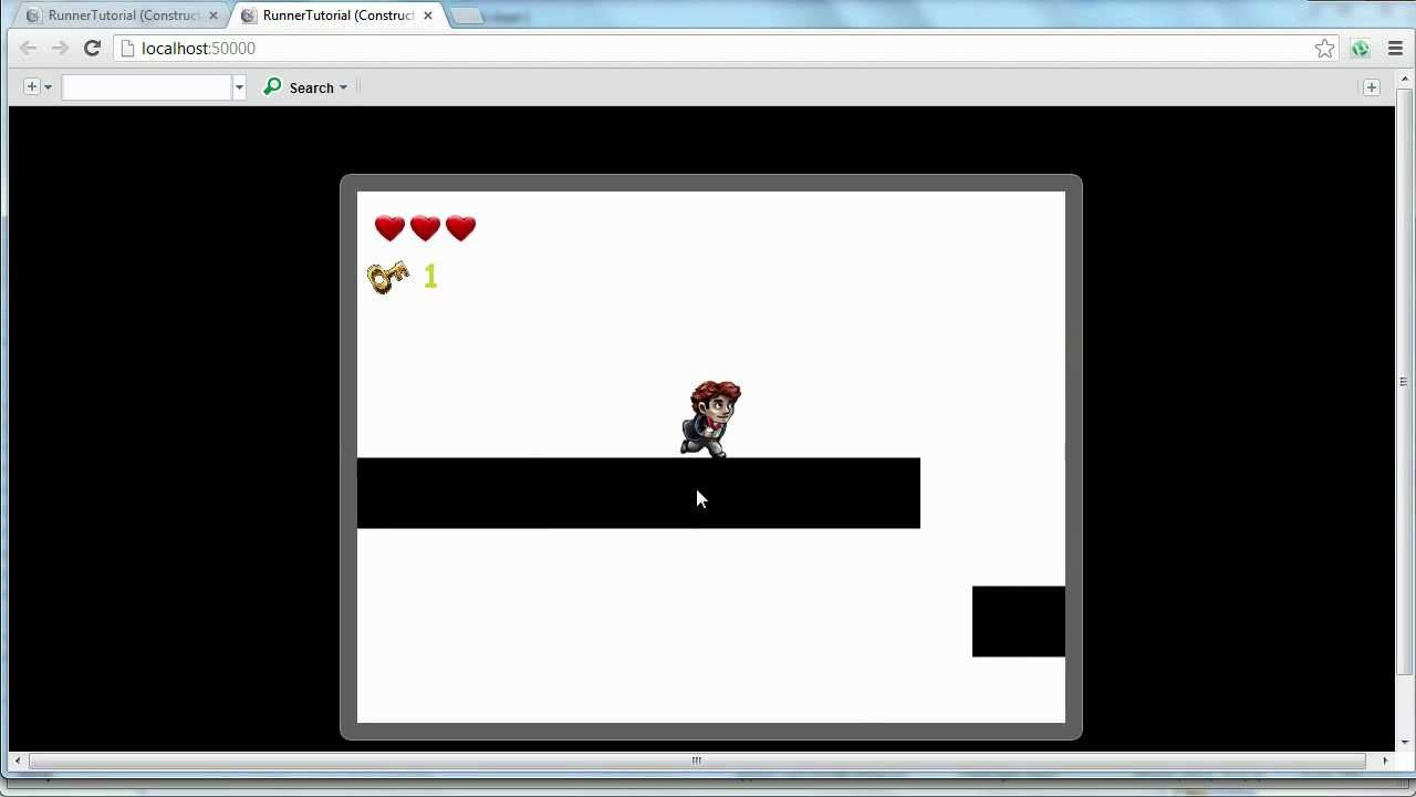 Construct 2 - Runner Tutorial Part 3 - YouTube