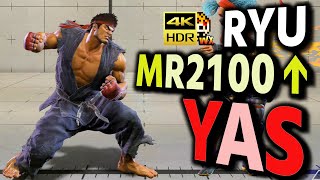 SF6: YAS  Ryu MR2100 over  VS Chun-Li | sf6 4K Street Fighter 6