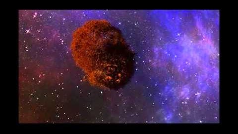 Planet collision made with Blender 2.76b