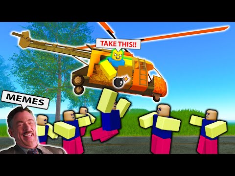 ROBLOX A Dusty Trip Funny Moments - Flying a HELICOPTER over a dusty trip! (PLAINS UPDATE) 🚗