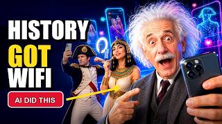 AI Turned Historical Figures Into Influencers 🤯📱