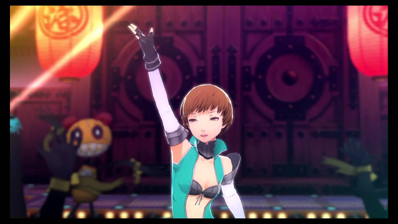 Persona 4 Dancing All Night Chie 里中 千枝 Fighter Armor Solo Dance Youtube