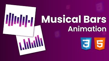 Create Stunning Music Bars Animation Using HTML & CSS 🎵 | Step-by-Step Tutorial